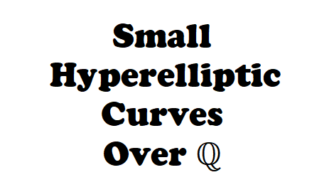 Small Hyperelliptic Curves Over Q